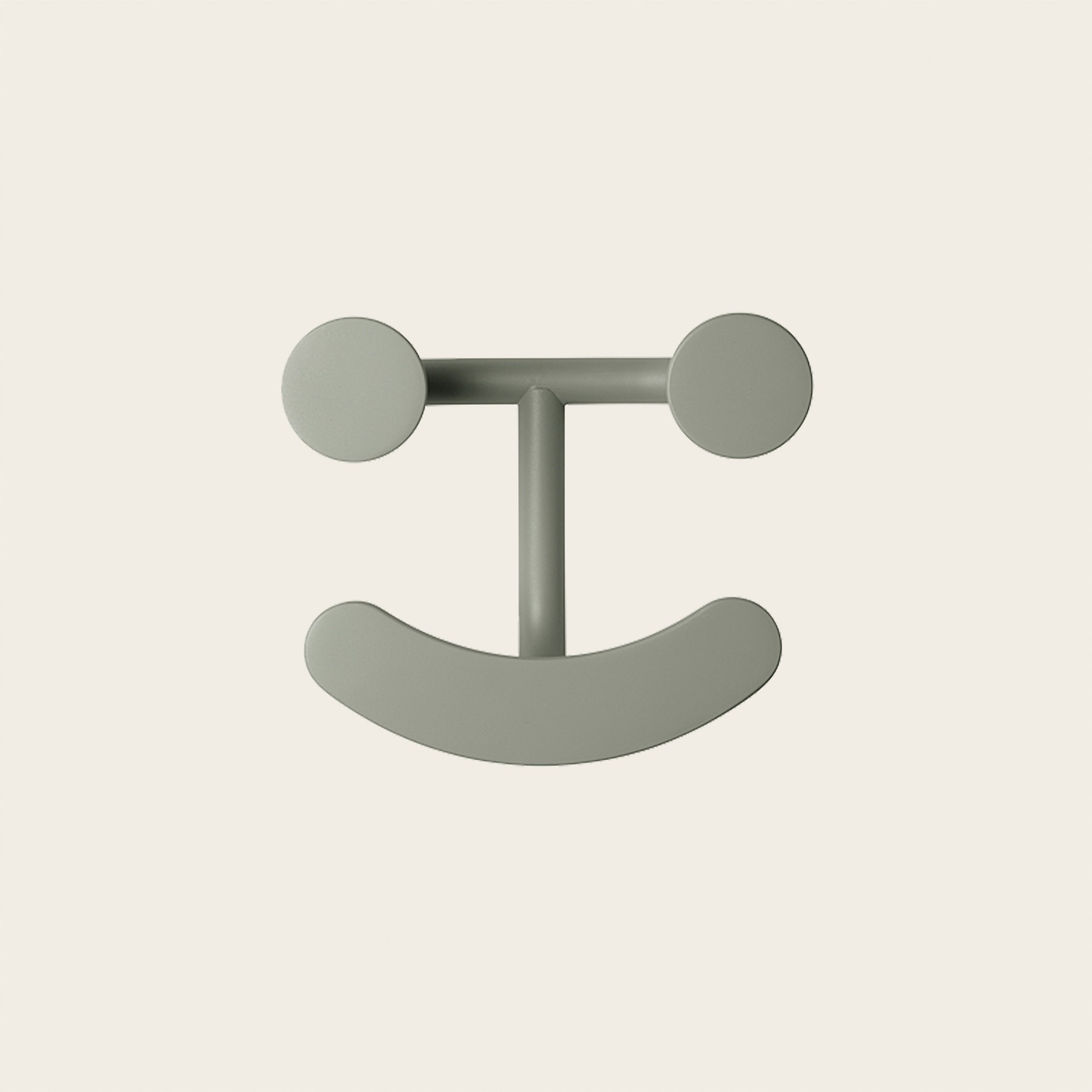 Goodee-Fritz Hansen Happy Hook - Color - Green Grey