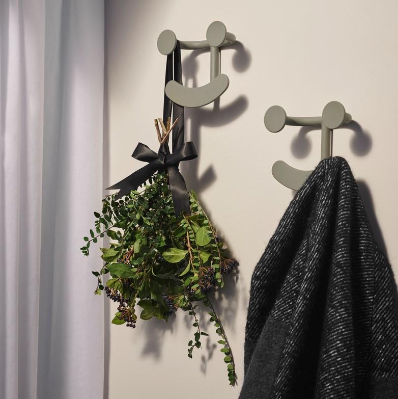 Goodee-Fritz Hansen Happy Hook - Color - Green Grey