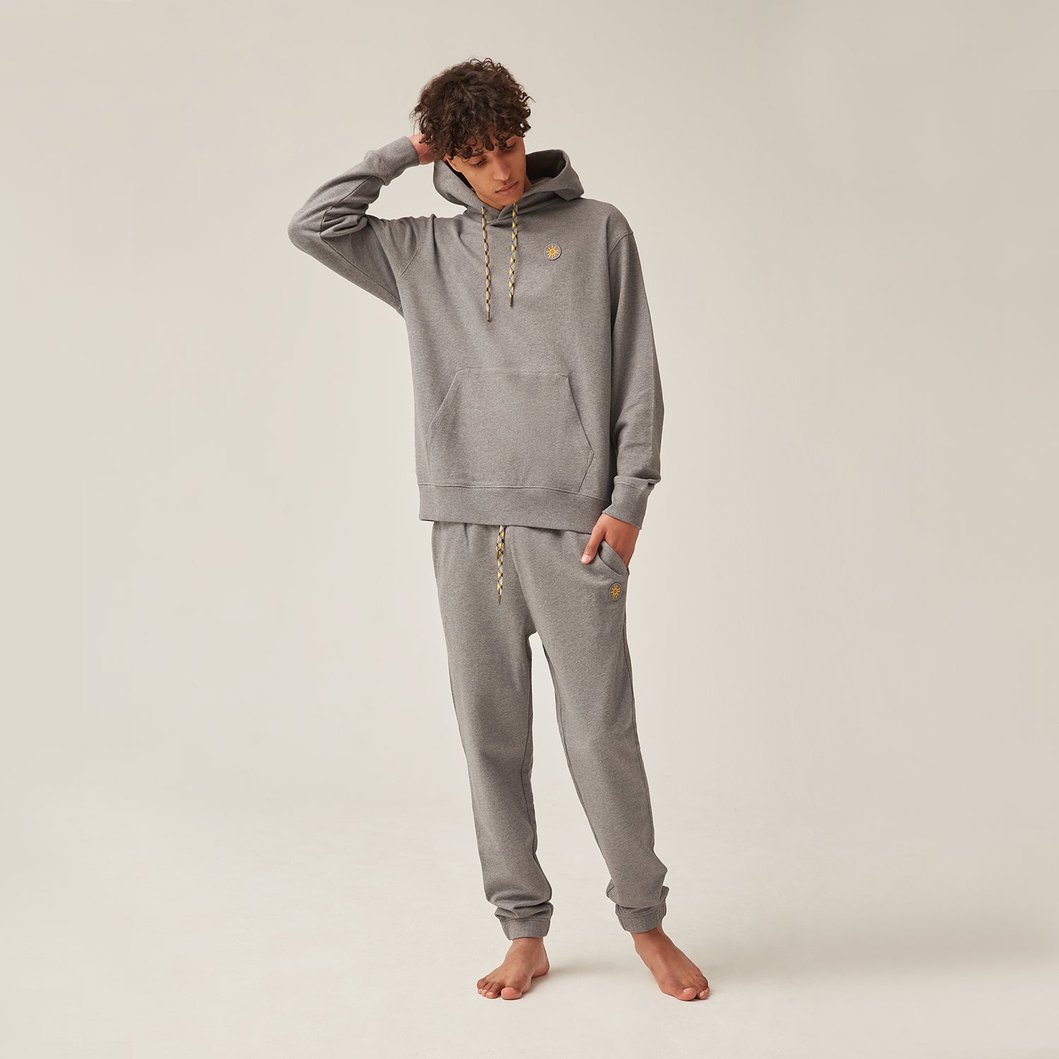 Goodee-Goodee-Goodee Lounge Pants - Color - Grey Melange