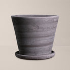 Goodee-Bergs Potter-Julie Ø30 Planter & Saucer - Color - Raw Rustic Grey