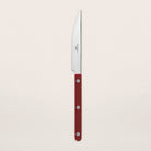 Goodee-Sabre Paris-Bistrot Solid Flatware - Set of 4 - Color - Burgundy/Shiny