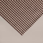 Goodee-Tensira-Hand-Dyed Cotton Placemats - Set of 4 - Color - Chocolate Gingham/Ecru
