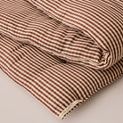 Goodee-Tensira-Kapok Foldable Lounge Cushion - Large - Color - Chocolate Gingham/Ecru