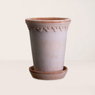 Goodee-Bergs Potter-Copenhagen Ø18 Tall Planter & Saucer - Color - Raw Rosa