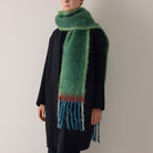 Goodee-Ezcaray-Twist Frame Scarf - Color - Green