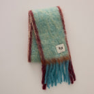 Goodee-Ezcaray-Twist Frame Scarf - Color - Multi Blue