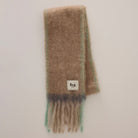 Goodee-Ezcaray-Twist Frame Scarf - Color - Oatmeal