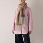 Goodee-Ezcaray-Twist Frame Scarf - Color - Oatmeal