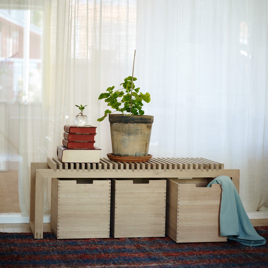 Goodee-Skagerak Cutter Bench - Color - Oak
