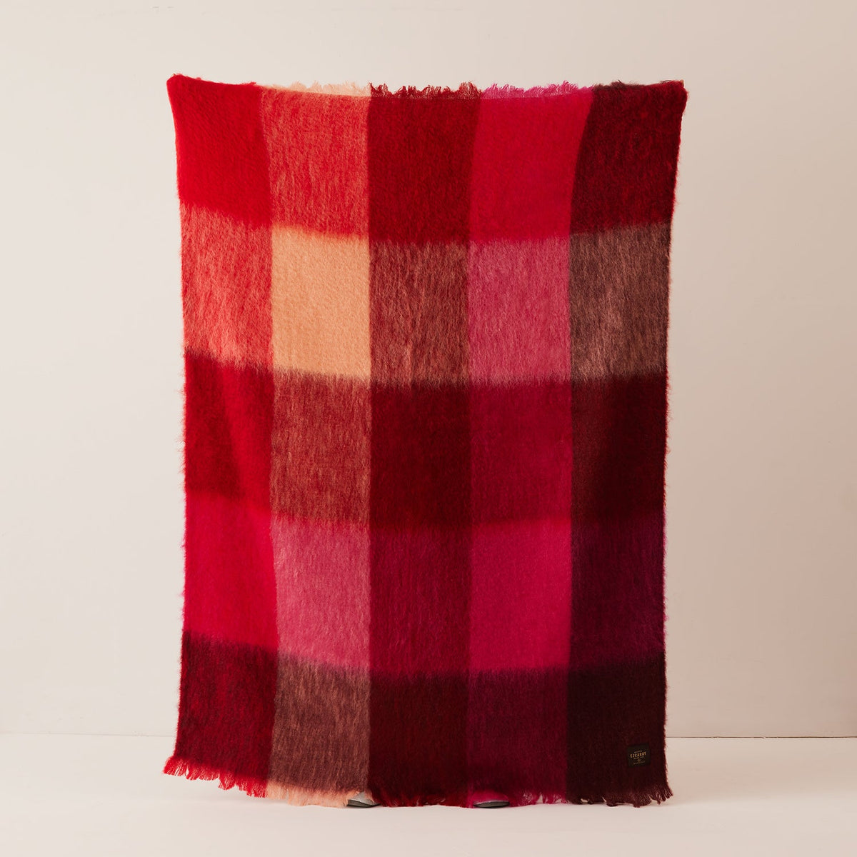 Goodee-Ezcaray-Cuadros Throw - Color - Pomegranate